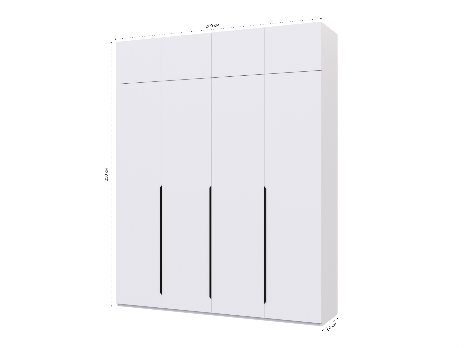 Распашной шкаф Пакс Альхейм 24 white (black) ИКЕА (IKEA) изображение товара