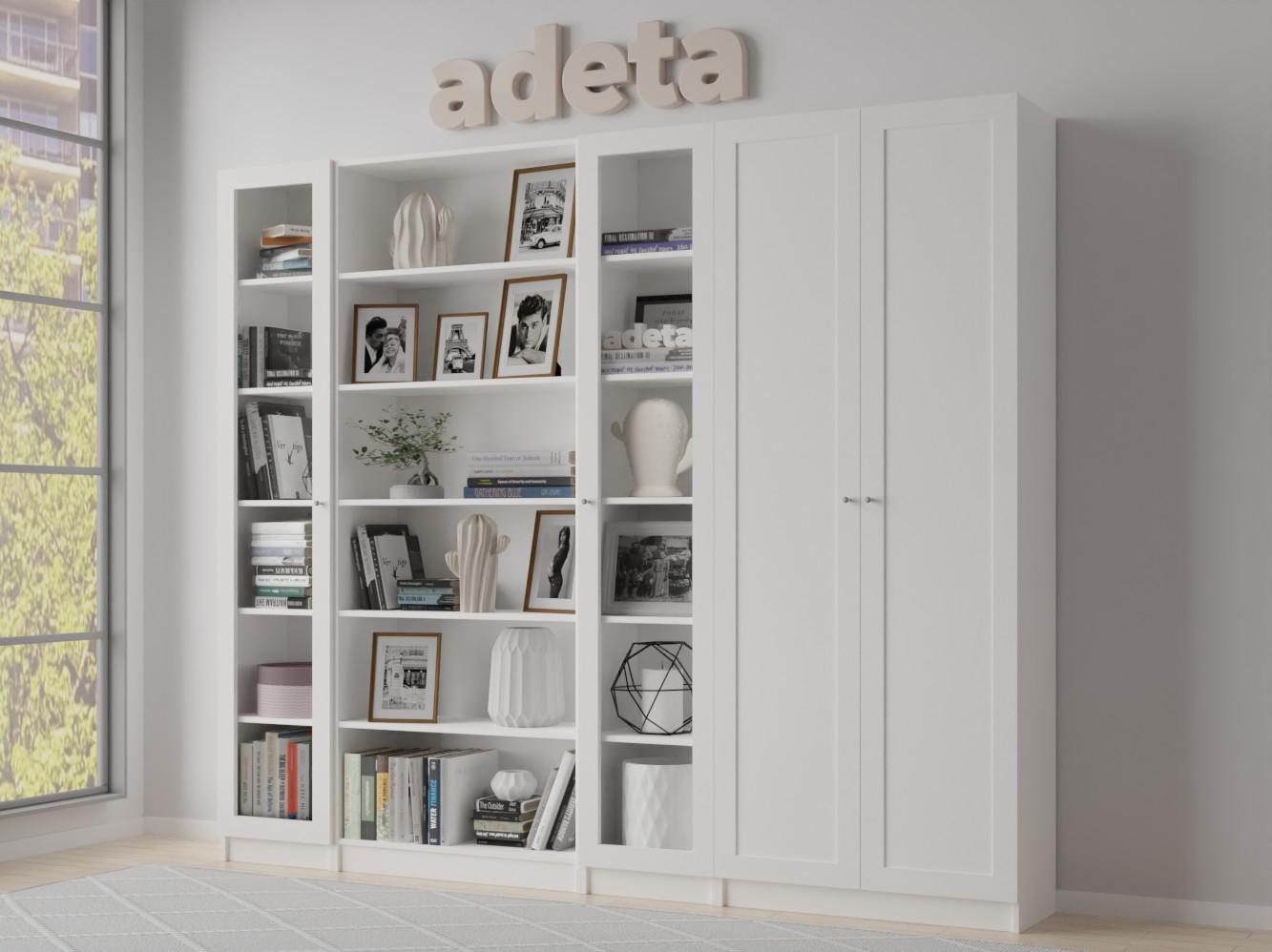 Книжный шкаф Билли 414 white ИКЕА (IKEA) изображение товара