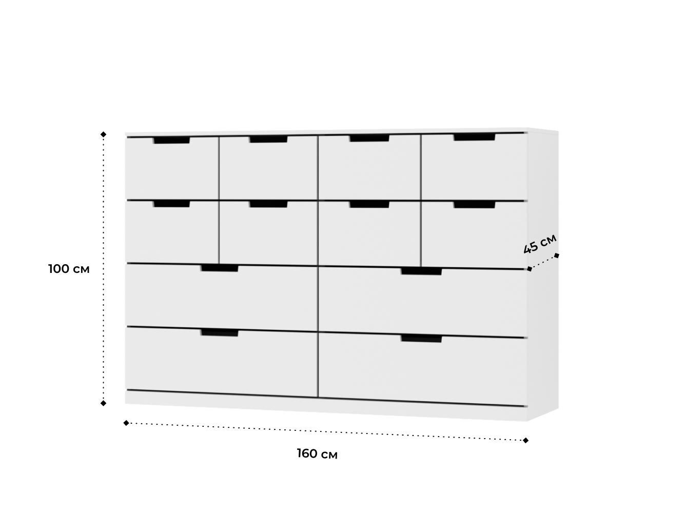 Комод Нордли 30 white ИКЕА (IKEA) изображение товара