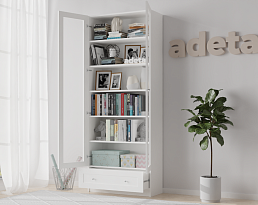 Изображение товара Книжный шкаф Билли 427 white ИКЕА (IKEA) на сайте adeta.ru