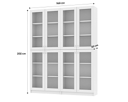 Изображение товара Книжный шкаф Билли 343 white ИКЕА (IKEA) на сайте adeta.ru